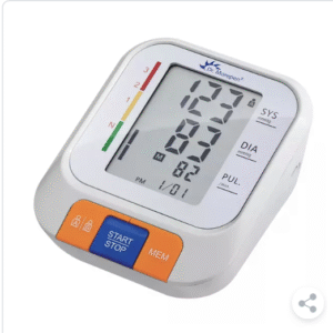 Digital blood pressure monitor with LCD screen for home use